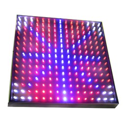 HQRP Quad-Band 14W 225 LED Blue/Red/Orange/White Spectrum Hydroponic Plant Grow Light Panel/Lamp + Hanging Kit