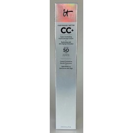 IT COSMETICS YOUR SKIN BUT BETTER CC+COLOR CORRECTING SPF50+DEEP 2.53 OZ NIB