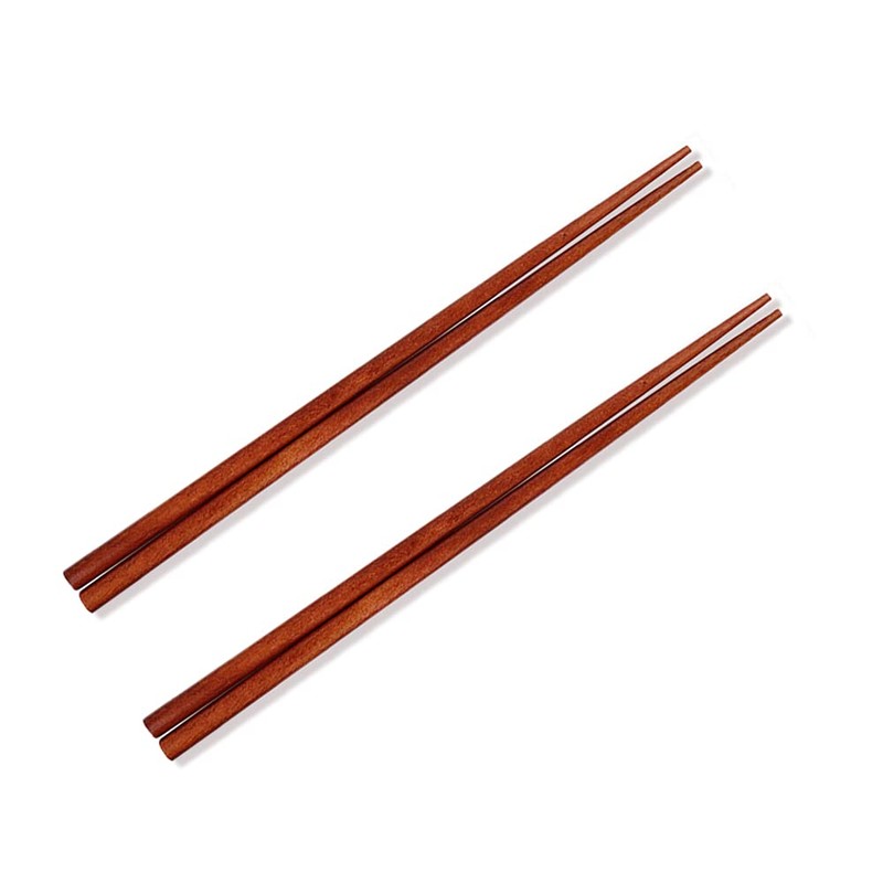 Ecloud Shop 4 Pcs Wooden Chopsticks Sets Korean dinnerware Combinations