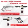 M MINGLE Foam Cannon Dual Connector Accessory for Pressure Washer