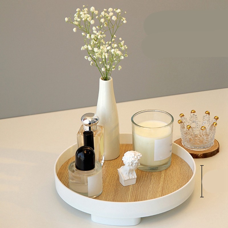 Desktop Storage Tray Nordic Style Advanced Texture Elegant Fashionable Cosmetic