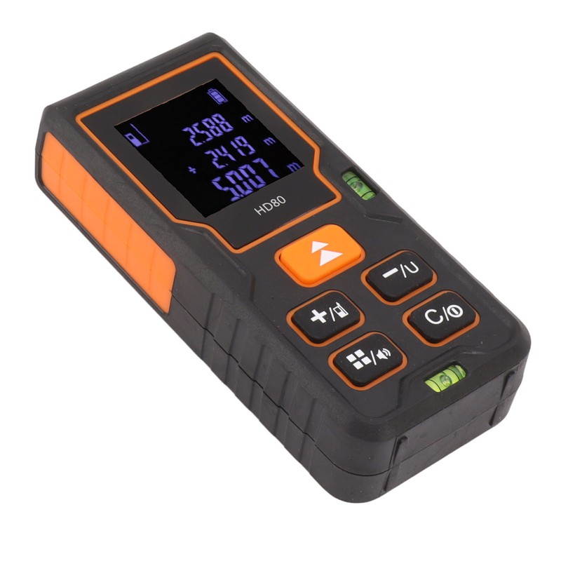Laser Distance Meter High Accuracy Portable Handheld Rangefinder for Engineering