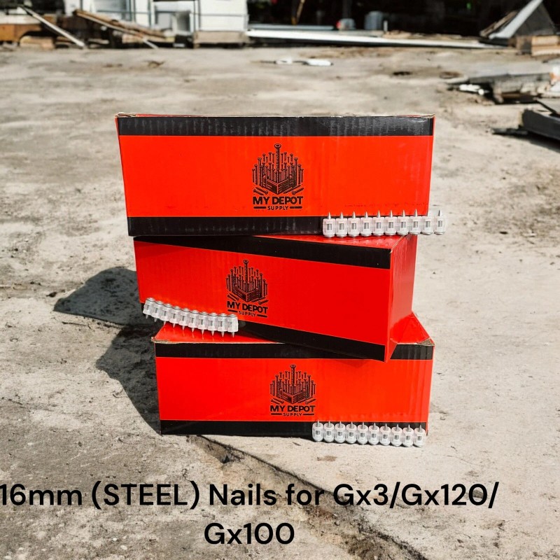 For Hilti Gx Series 1000x collated STEEL nails 16mm-for Hilti