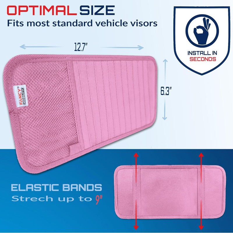 Fancy Mobility CD Case Holder for Car - Sun Visor