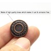 Enosea 17mm Brass Jeans Buttons, No Sew Metal Tack Buttons