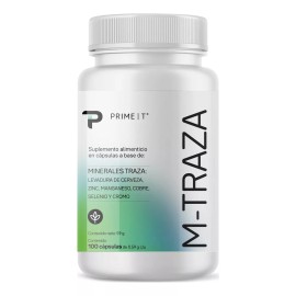 Primetech Nutrition Minerales M-traza Primetech 100 Caps De 0.59 G C/u Sabor Sin sabor