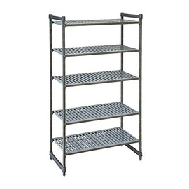 Cambro Cbsk2130V1580 Camshelving Basics Shelf Kit 1V 21X30 Brushed Graphite 1 Each