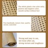 16" x6.5FT Plastic Rattan Cane Webbing, Woven Open Mesh Cane