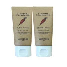 SKINFOOD Carrot Carotene Relief Cream 70ml x 2 / 스킨푸드 캐롯 카로틴 릴리프 크림 70ml 2개