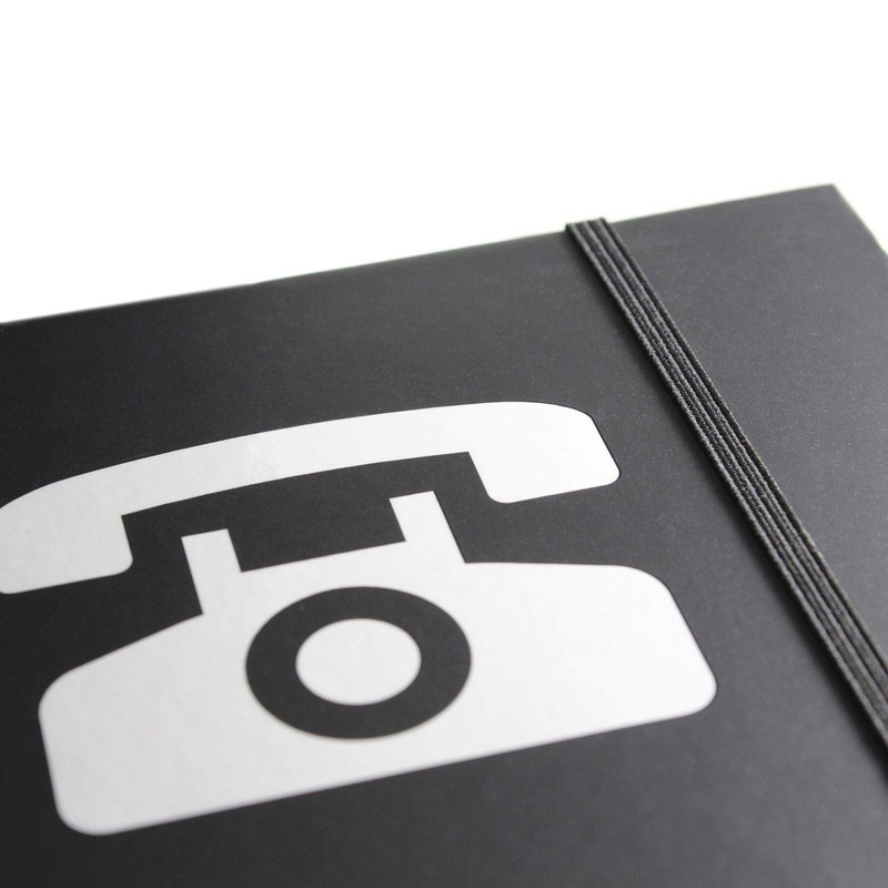 Finocam Black Phonebook