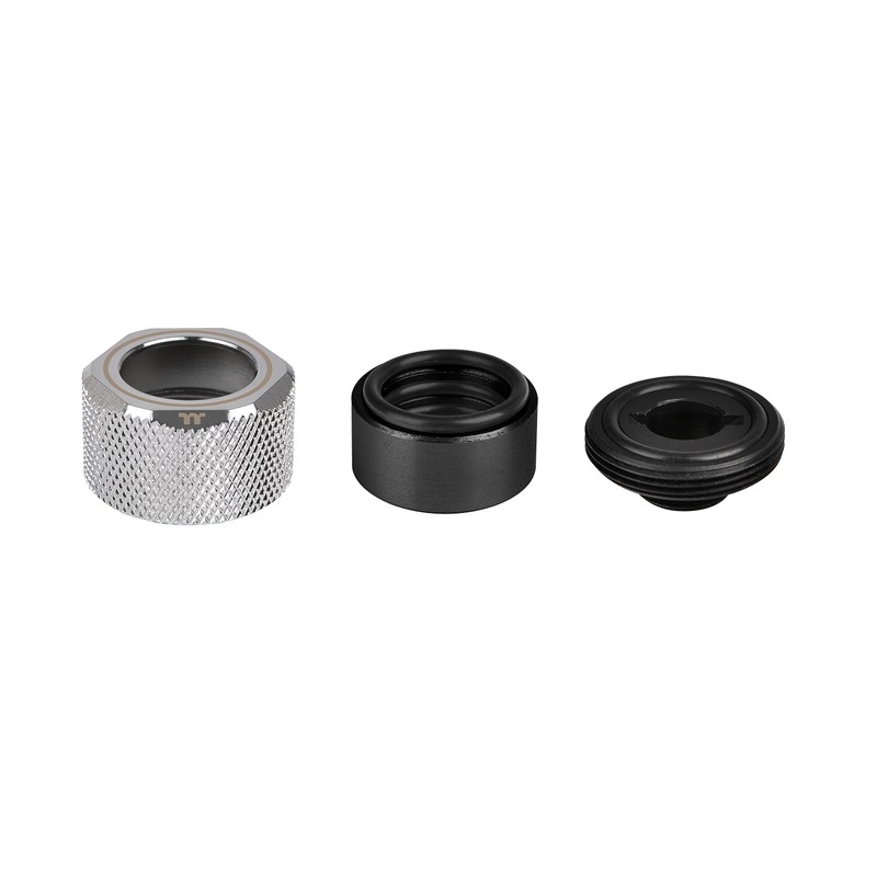 Thermaltake Pacific Chrome C-Pro G1/4 PETG 16mm OD Compression Fitting