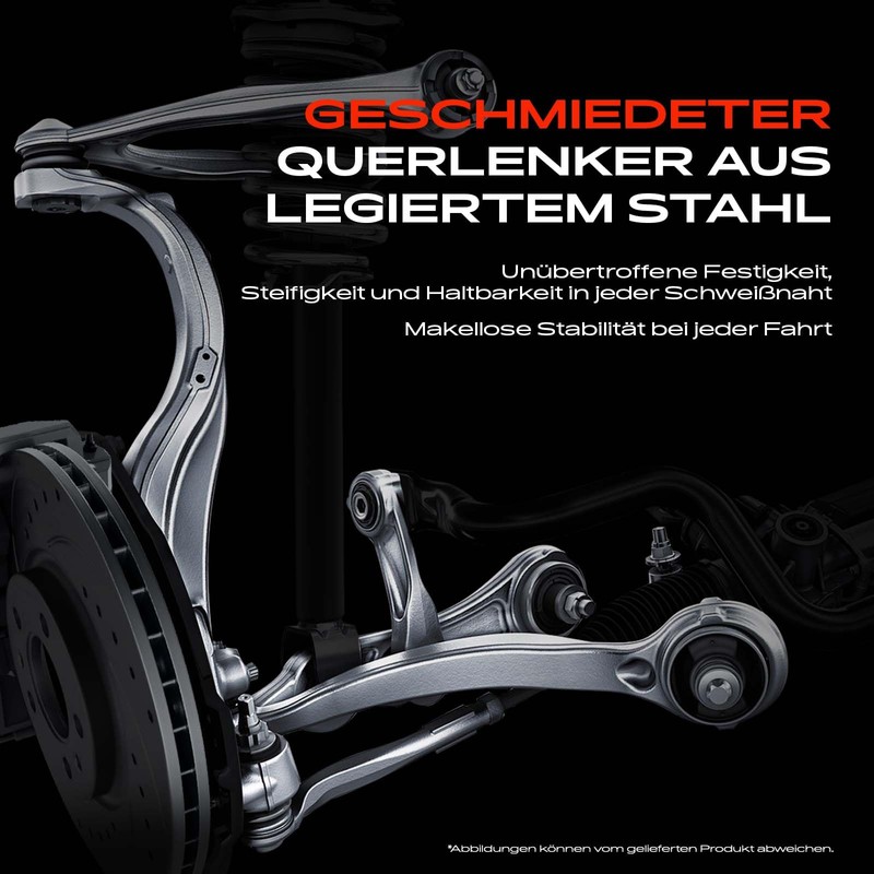 Frankberg Suspension Arm Front Right Rear Upper Compatible with A4