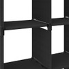 vidaXL 9-Cube Display Shelf in Black - Multifunctional Storage Rack