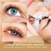LASHVIEW 0.20 Thickness Silk D Curl Fake Eyelash Extensions Mixed