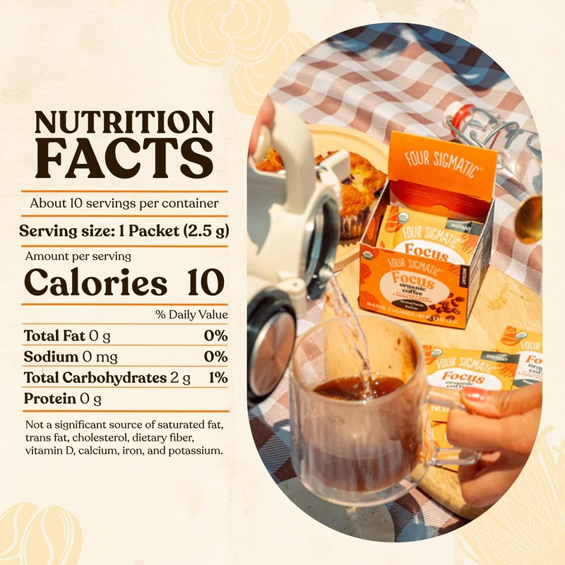 Four Sigmatic Mushroom Mix Coffee Lion's Mane | Focus |