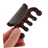 Baluue Natural Sandalwood Hair Comb Scalp Massager for Dandruff Removal