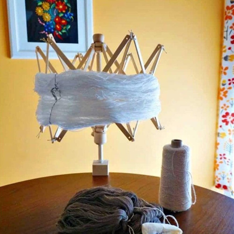 Wooden Umbrella Swift Yarn Winder - 24" Swift Yarn Winder