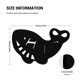 Pet Hair Remover for Laundry, 8 Pack Reusable Laundry Hair Catcher Dryer Balls for Pet Hair Dryer Sheets Pet Hair Remover for Washing Machine and Clothes, Pet Dog Hair Lint Catcher (Black)