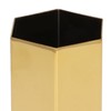 Pen Holder Hex Stainless Steel Gold Electroplating Durable Glossy Corrosion