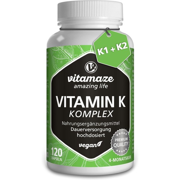 Vitamin K2 + K1 Complex - High Strength (K1 1.000