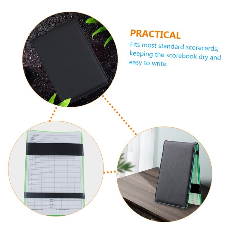 TOVINANNA Golf Scorecard Holder: Lightweight and Portable Scorebook for Outdoor