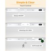 WILLED Motion Sensor Light Indoor, Battery Display, 60 LED Touch
