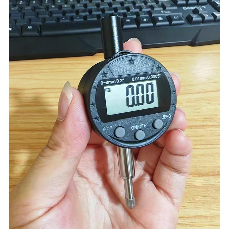 RPTCOTU Digital Dial Indicator Resolution 0.01 mm / 0.0005 inch