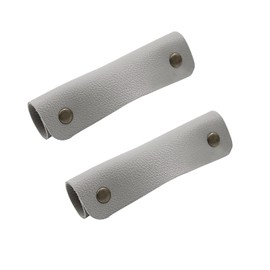 2Pcs PU Leather Handle Wrap, Soft Handle Grip Protector