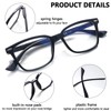 CLASAGA Progressive Multifocus Reading Glasses for Women Men, Blue Light