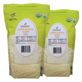 McCabe Organic White Quinoa Flour - Quinoa Flour Organic | Rich with Fiber & Minerals | USDA and CCOF Certified | Packed in USA | 2Lbs (Pack of 2)