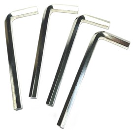 ZDingTech 4pcs 1/4 Allen Wrench sets,1/4" Hex Key Wrench set,allen key Door Key L Shaped hex wrench set with Long Arm.