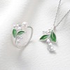 VIKI LYNN 925 Sterling Silver Flower Lily of the Valley