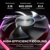 AsiaHorse Asiahorse Nyota 120mm Case Fan with Efficient Cooling, ARGB