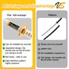 Zenitsu Cosplay Sword. Demon Slayer Sword -41 inch,Anime Props for