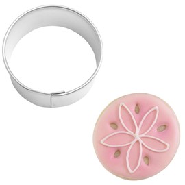 R&M Mini Circle 1.5" Stainless Steel Cookie Cutter, Silver