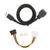 USB Front Panel Adapter 3.5in 5.25in USB1.1 USB2.0 Hot Swap