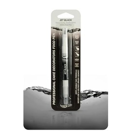 Jet Black Double Sided Food Pen