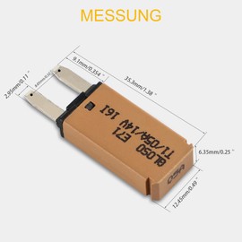 GLOSO Blade Fuses Car Fuses Circuit Breaker for Car Motorhome Boat Motorcycle Automatic Reset Pack of 5 6A E71