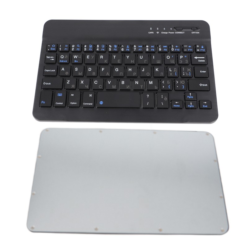 7 Inch Rechargeable Ultra Thin Russian Wireless Bluetooth Keyboard for