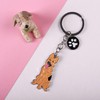 Freedale Key-ring Keychain,Cute Metal Small Dog Puppy Keychain Keyring Keyfob