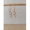 Beads by Bettina Handmade Lightweight Gold Tone Pearl Cluster Drop