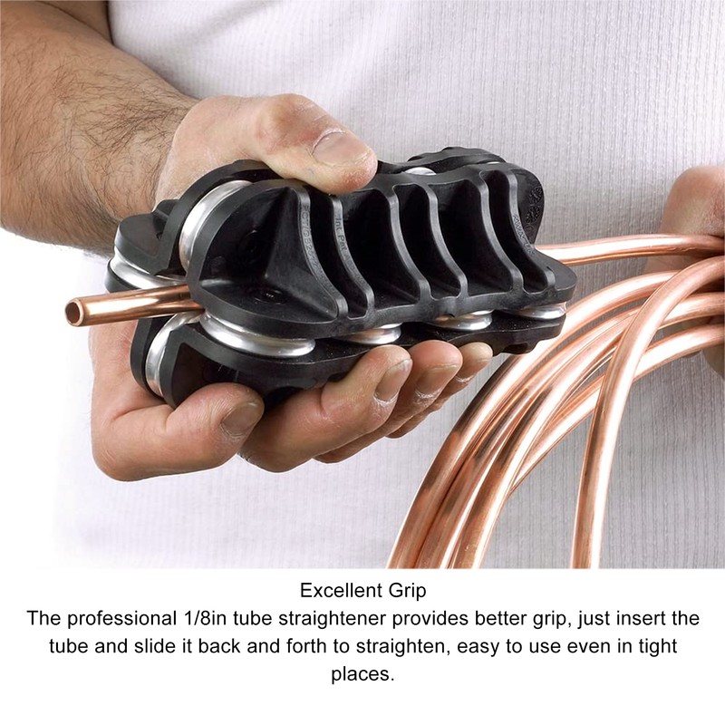 Brake Line Straightening Tool Pipe Wire Handheld Tubing Straightener Fuel