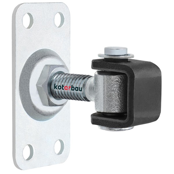 KOTARBAU® Gate Hinge Adjustable Door Hinges M12 for Screwing Rectangular