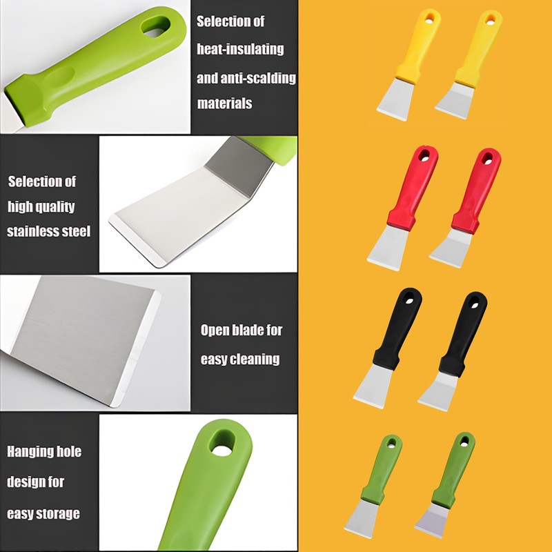 JXPXJMY 5PCS Cleaning Tool Set Including 2 Scrapers and 3