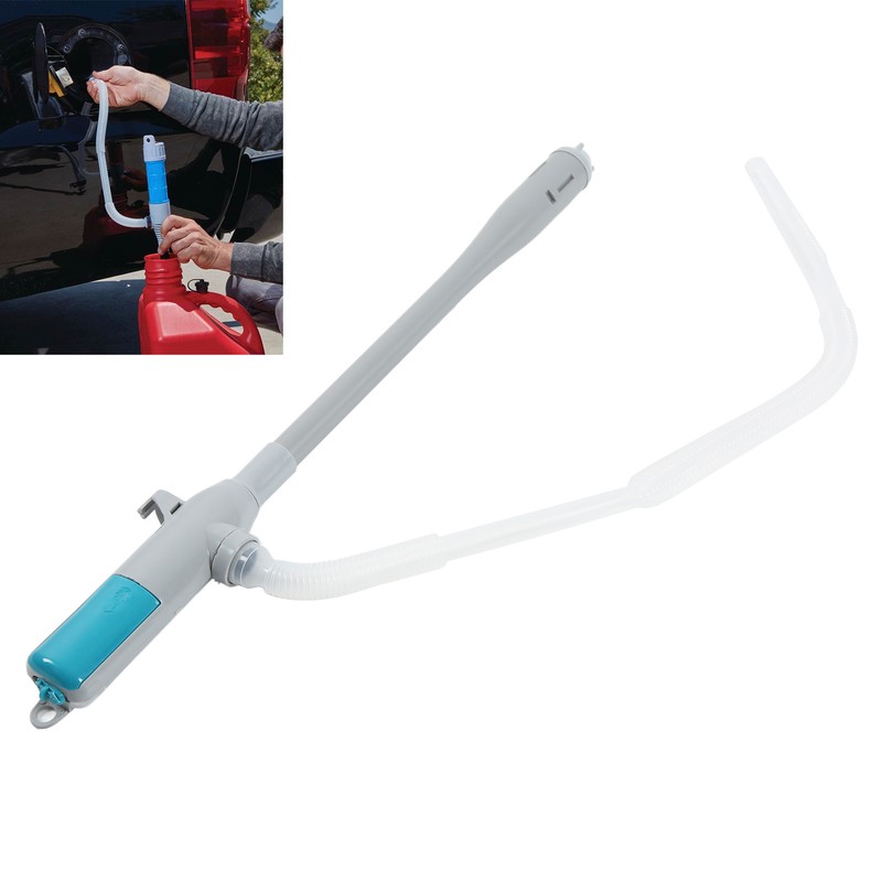 Portable Electric Syphon Pump Battery Operated Automatic Liquid Transfer for