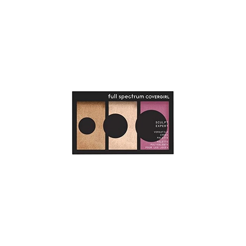 COVERGIRL Full Spectrum Sculpt Expert- Paleta de mejillas multiusos Rose