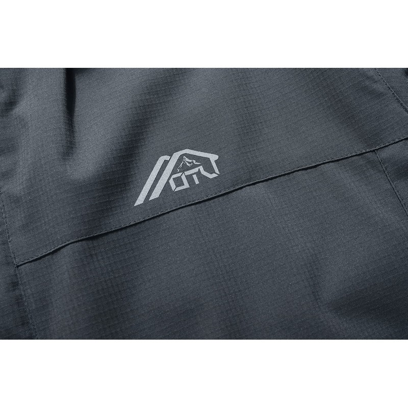 OTU Men's Lightweight Waterproof Hooded Rain Jacket Outdoor Raincoat Shell
