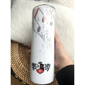 Handmade RBD Rebelde Metal Tumbler 20oz For Cold & Hot Drinks, Coffee Cup