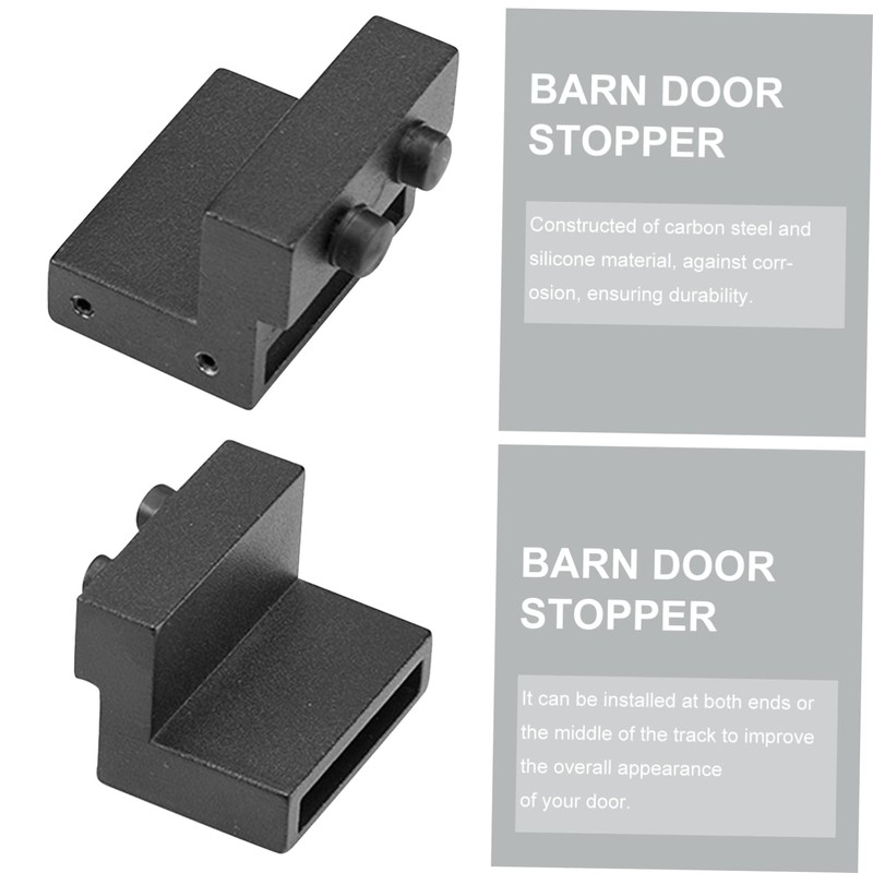 Operitacx 3pcs Door Limiter for Sliding Industrial Doors Gap Blocker