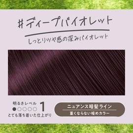 Liese Kao Bubble Hair Colour - Deep Violet for Black Hair